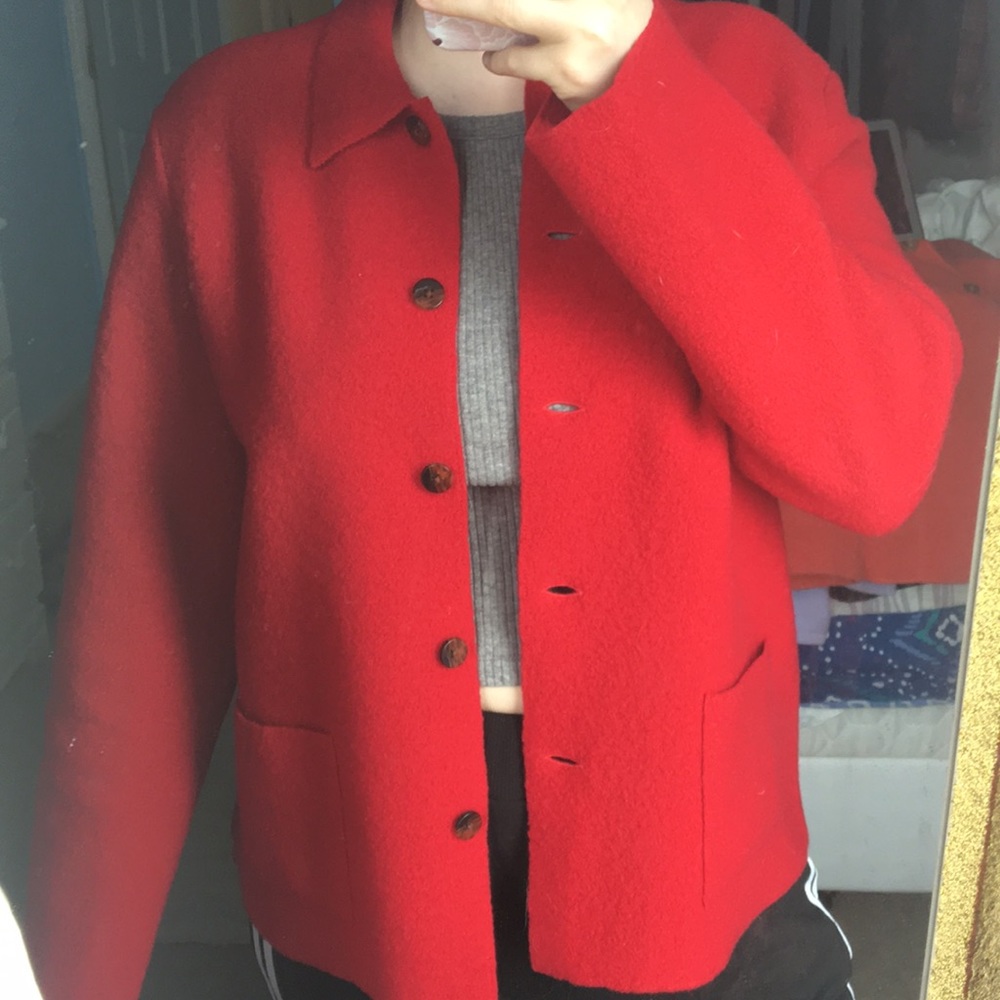 Red Wool Jacket